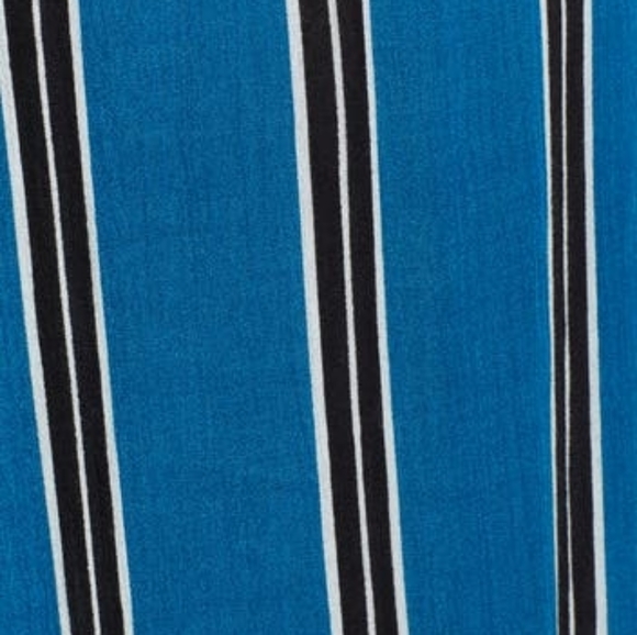 Band of Gypsies Blue Stripe Sweetheart Jumpsuit L - Picture 2 of 3